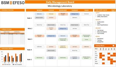 Daily Management Board for Labs